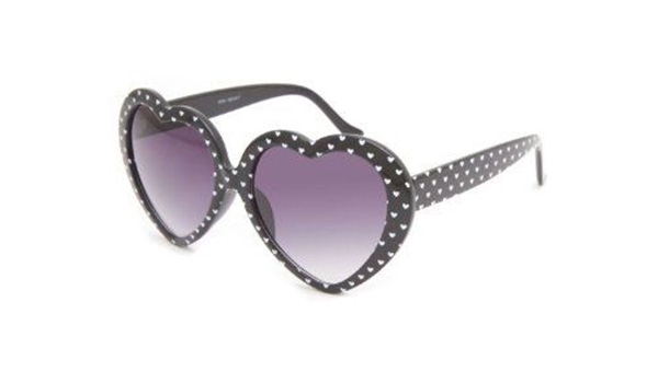 gafas corazones negros y blancos san valetin