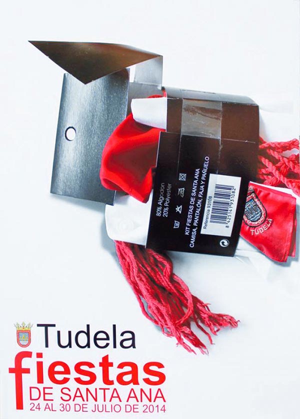 Imagen del cartel de las fiestas de Tudela 2014