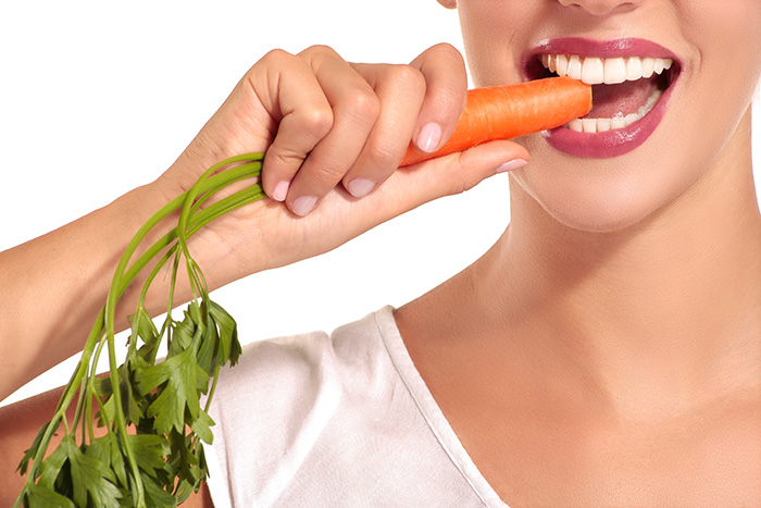 comer zanahorias para la vista