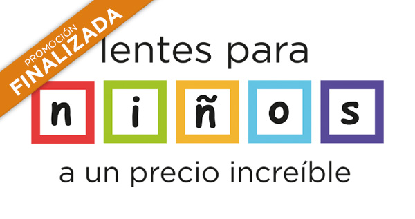 promoción lentes para niños vuelta al cole