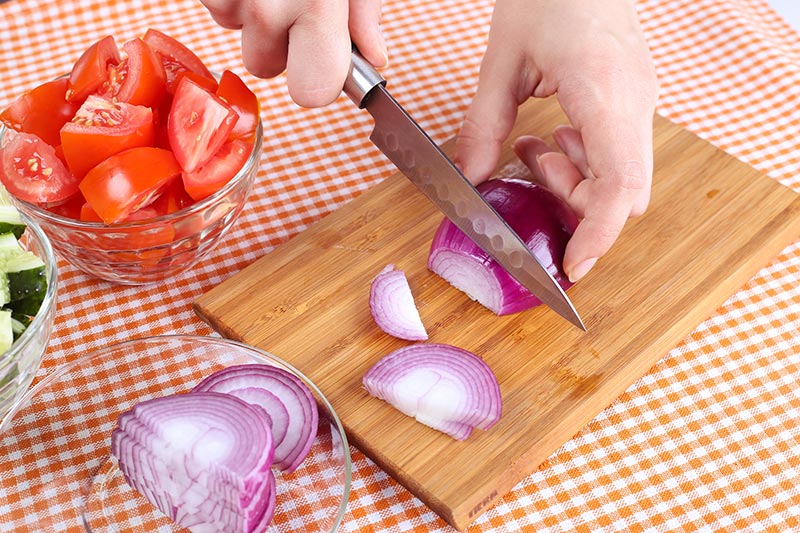 cortar cebollas