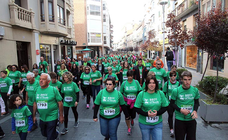 marcha contra el cáncer ribera aecc navarra