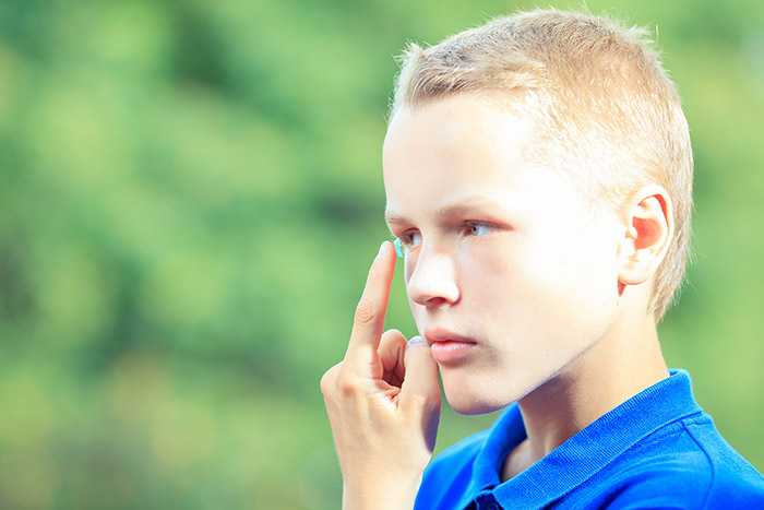 lentes de contacto para practicar deportes