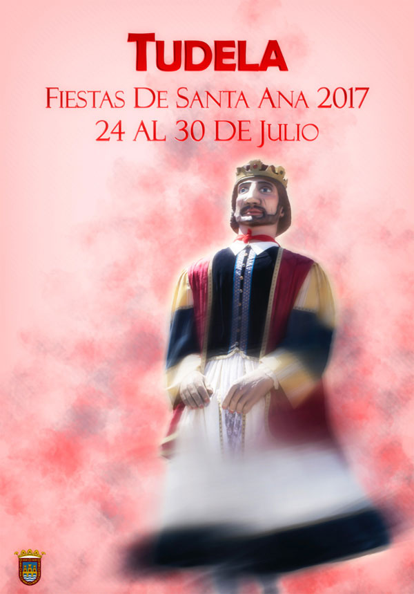 Cartel ganador de las fiesta de Santa Ana 2017 en Tudela
