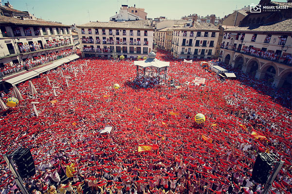 Arranque de las fiestas de Santa Ana en Tudela