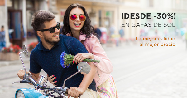 Rebajas en gafas de sol desde -30%