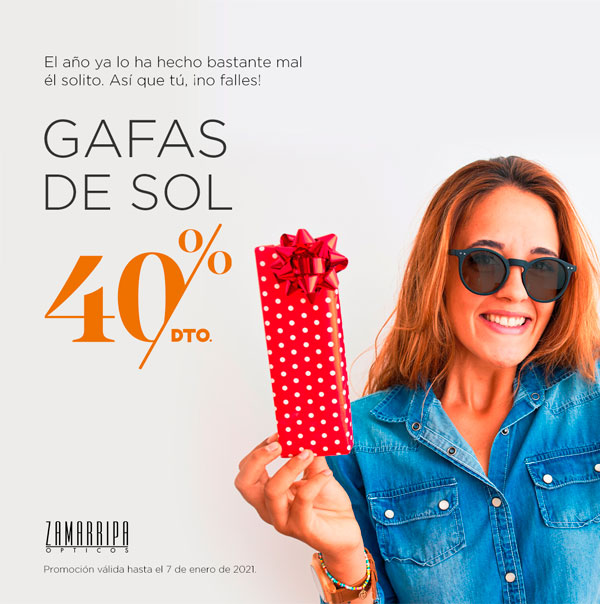 40% Descuento gafas de sol zamarripa ópticos