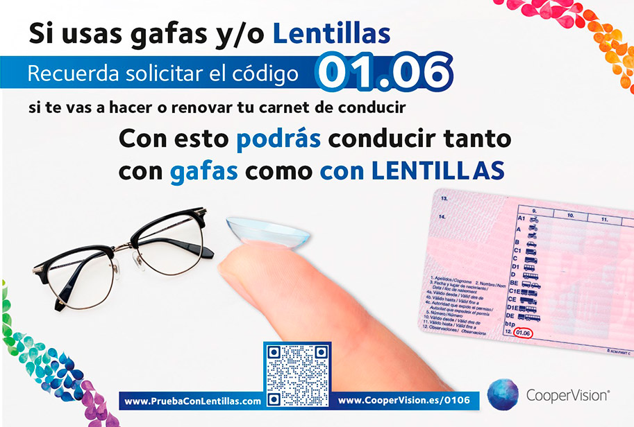 Imagen sobre el carnet para conducir sobre la salud visual