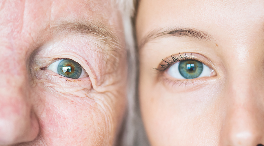 ojos diferentes edades